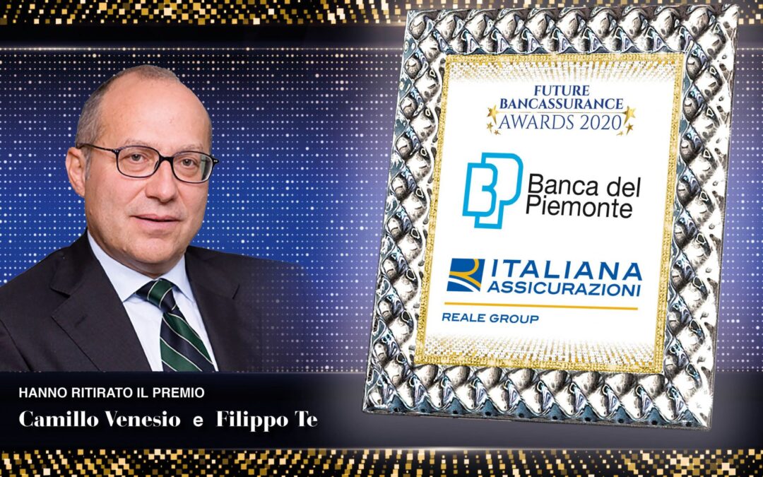 Banca del Piemonte premiata al Future Bancassurance Awards 2020